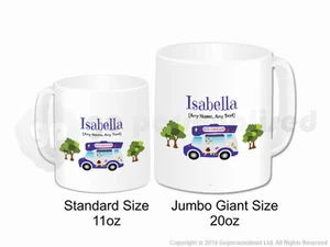 Regalo Personalizado Van Jumbo Taza Cono Cuchara Conductor Vendedor Presente #1 - Imagen 1 de 4