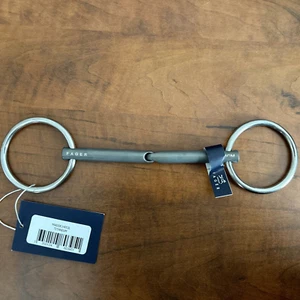 NEW Fager Madeleine Titainium Single Jointed Loose Ring Bradoon Bit 5 1/2” - Picture 1 of 2