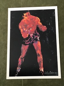 1991 Kayo #1 Leroy Neiman Sketch Card-Joe Louis