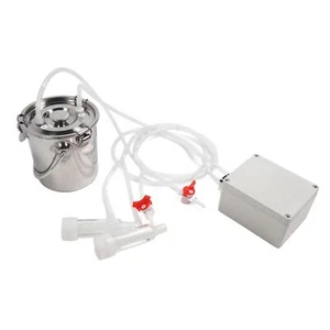 Impulse Milking Machine Battery Powered 3L 100‑240V Silicone Cup Tube Electric - Picture 1 of 23