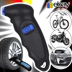 Digital LCD Reifen Luftdruckmesser Tester Werkzeug Auto Fahrzeug Auto Motorrad - Bild 1 von 4