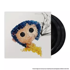 Coraline Original Soundtrack 15th Anniversary Black Button Vinyl SHIPS NOW - Picture 1 of 3