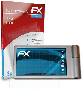 atFoliX 3x Screen Protection Film for IRiver Spinn Screen Protector clear - Picture 1 of 9