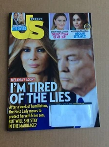 Us Weekly Magazine Donald & Melania Trump April 16, 2018 - Picture 1 of 3