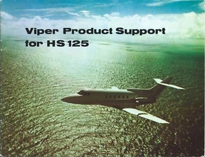 Brochure - Rolls-Royce - Viper Product Support for HS 125 Jet - 1973 (B661) - Bild 1 von 1