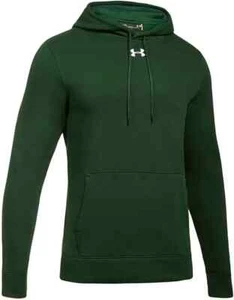 Under Armour Youth Hustle Fleece Hoodies Hunter Green S, M, L, XL NEW - Picture 1 of 1