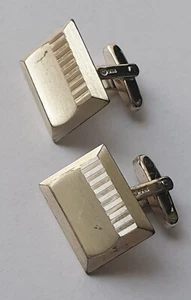 Gemelos vintage con punzón maestro de plata 835 17,4 gramos - Imagen 1 de 4