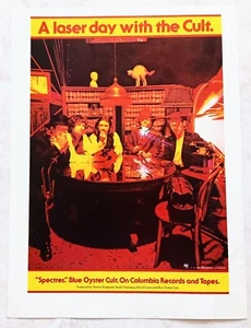 BLUE OYSTER CULT~SPECTRES~1978 ALBUM PROMO~PRINT ADVERT AD POSTER PINUP~ROCK ART - Picture 1 of 1