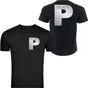 Camiseta Powerstroke Diseño Big P Unisex Color Negro Delantero y Trasero S - 5XL - Imagen 1 de 33