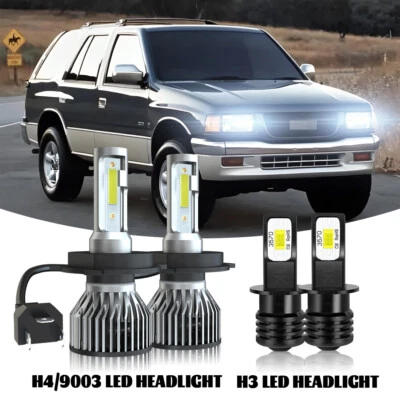 Combo de 4 faros LED + faros antiniebla 6000K para Isuzu Rodeo Sport 2001-2003 Foto 1 de 4