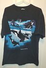 1990S Vintage Vancover Aquarium Killer Whale - Garth Buzzard - Adult L T Shirt
