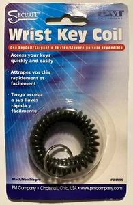 SecurIT Wrist Key Coil Bracelet Employee Personnel Badge, Bank, Office, Sports - Picture 1 of 5
