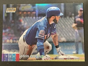 2020 Topps Stadium Club Chrome Elvis Andrus ORANGE Refractor 2/25 Rangers - Picture 1 of 3