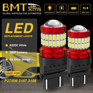 2X 3157 LED Reverse Back Up Lights Bulbs for Ford F-150 F-250 F-350 Super Duty - Picture 1 of 12