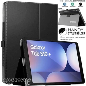 Funda de cuero con soporte abatible para Samsung Galaxy Tab S10 Plus 12,4" SM-X826B X820 2024 - Imagen 1 de 6