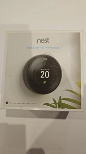 Google Nest Learning Thermostat (3rd Gen) - Black T3029EX New UK Version - Picture 1 of 9