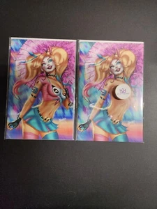 KAWAII HARLEY QUINN COSPLAY GREGBO ARTBOOK PAIR NICE & NAUGHTY - Picture 1 of 3