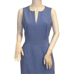 J. Crew Suiting Damen blau Etui ärmellos Kleid Größe 6 - Bild 1 von 10