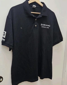 RARE Promo Elden Ring Gamestop Employee Polo Shirt Size Large 21x29 - Bild 1 von 7