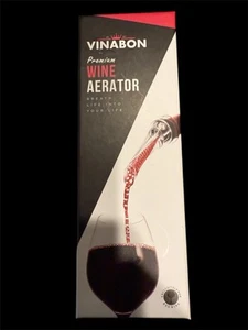 VINABON Red Wine Air Aerator – Premium 2025 Professional-Quality - Picture 1 of 7