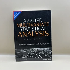 Applied Multivariate Statistical Analysis by Richard A Johnson & Dean W Wichern - Picture 1 of 9