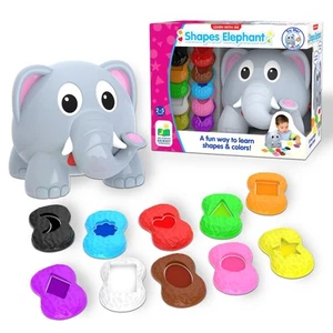 Learn with Me - Shapes Elephant - Color & Shapes Teaching Toddler Toys & Gift... - Picture 1 of 5