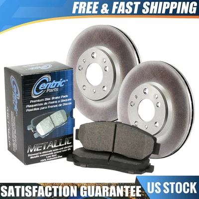 Juego de pastillas de freno y rotores delanteros Centric para Mitsubishi Grandis tracción trasera 2,4 L 2009 Foto 1 de 4