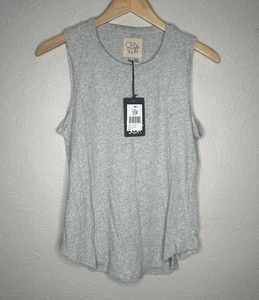 Chaser Heathet Grey Tank Top Tee size Medium NWT Athleisure Travel - Picture 1 of 5