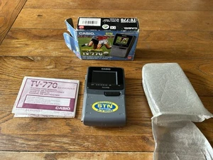 BOXED AND IMMACULATE CASIO TV-770 Portable Analogue Tv - Picture 1 of 1