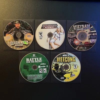 Pc Games - Beachhead 2000, Battlestations Midway, Vietnam Black Ops + More - Image 1 of 4