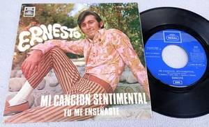 ERNESTO Mi Cancion Sentimental 1969 SPAIN PIC SLV 7" VINYL EX/EX Pop Psych Beat - Picture 1 of 2