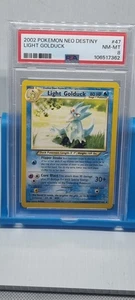 Pokemon TCG PSA 8 LIGHT GOLDUCK 47/105 NEO DESTINY SET - NM/MINT 2002 Vintage  - Picture 1 of 5