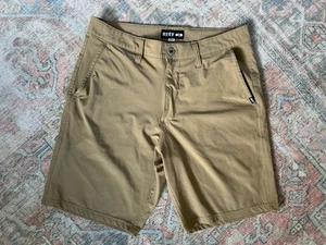 Pantaloncini da tavola ibridi da uomo Reef taglia 30 marrone marrone chiaro tasche nuoto surf chino - Foto 1 di 4
