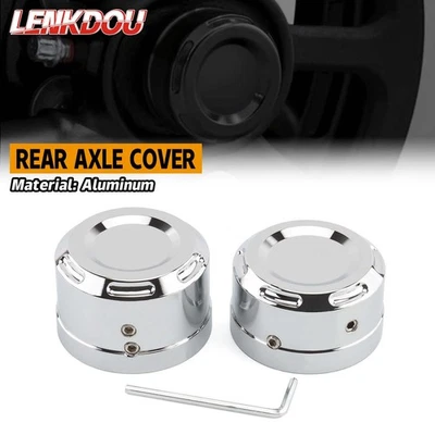 Rear Axle Cover Bolt Nut Caps For Harley Softail Breakout Fat Bob Fat Boy 18-25 Foto 1 de 4