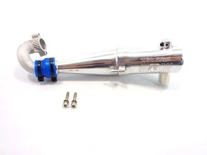 NUOVO TRAXXAS T-MAXX 3.3 RISONATORE ALLUMINIO TUBO MARMITTA E INTESTAZIONE 2.5 - Foto 1 di 3