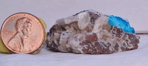 #12,307 Cavansite on matrix - India - Bild 1 von 7