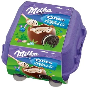 Milka EASTER Eggs with OREO filling and spoon -4pc.FREE SHIPPING - Picture 1 of 1