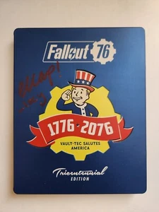 Fallout 76 Tricentennial Edition PS4 Autographed Ella Purnell "Lucy" with COA - Picture 1 of 5