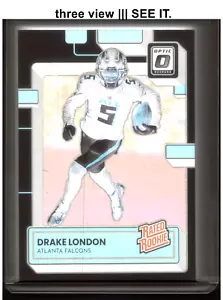 DRAKE LONDON 2022 Donruss Optic RC Rookie Base #207 - Picture 1 of 6