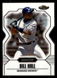 Finest #85 Bill Hall Milwaukee Brewers 2007 - Imagen 1 de 2