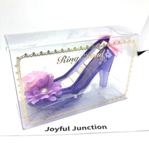 Disney Store Rapunzel Tangled Glass Shoes Ring Stand Princess High HeelAccessory - Picture 1 of 12