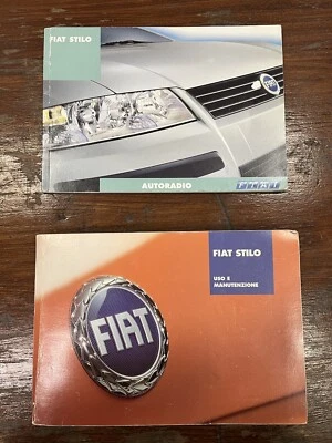 Fiat Stilo Manuale uso e manutenzione + manuale autoradio + borsetta. - Immagine 1 di 4