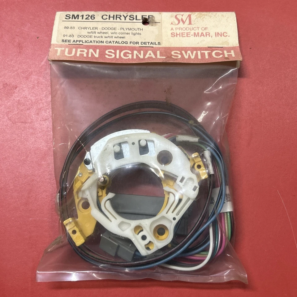 Interruptor de señal de giro nuevo Plymouth Acclaim Gran Fury Reliant Sundance 1982-90 SM126 Foto 1 de 4