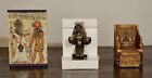 Egyptian Collection set of 3 items, Throne, Plaque & Candle Stick - Brand New