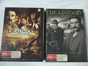 Deadwood The Complete First And Second Season DVD R4 - VGC - Season 1-2 - Picture 1 of 10