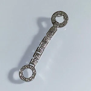 18K / 750 White Gold Fancy Design Diamond Pendant / D31-0.31Carats / 2.99Grams - Picture 1 of 8