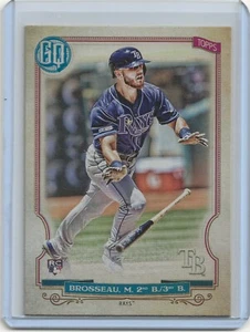2020 Topps Gypsy Queen MICHAEL BROSSEAU Bazooka Back Tampa Bay Rays #271 RC - Picture 1 of 2