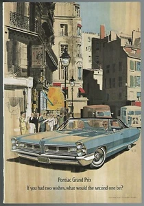 1965 PONTIAC GRAND PRIX advertisement, Grand Prix print ad, 2-door hardtop - Bild 1 von 3