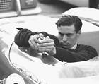 Jim Clark adjusts the mirror on his Lotus 23 1962 OLD PHOTO