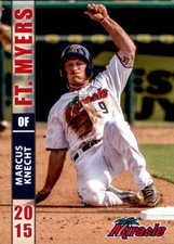 2015 Fort Myers Miracle Grandstand 13 Marcus Knecht Toronto Canada Baseball Card
